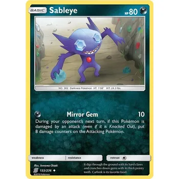 Karetní hra Sableye 133/236 - Unified Minds Typ karty: Non-Holo