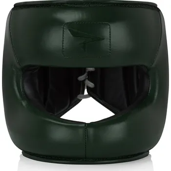 Chránič hlavy na box a bojový sport Helma Phenom FSHG-250 s rámem - zelená