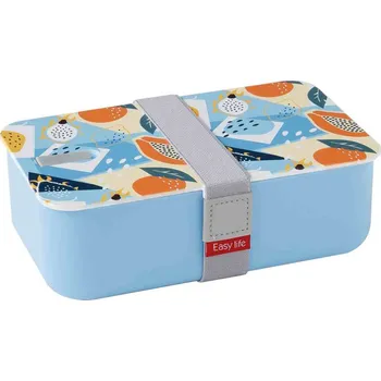 Dóza na potraviny Easy Life, Itálie Easy Life - Svačinový box Abstract 4 v dárkové krabičce 1 litr - 19 x 12 x 6,5 cm Barva: jako na obrázku