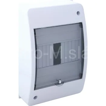 Rozvaděč kryt jističe 6 mod/průhledná dvířka