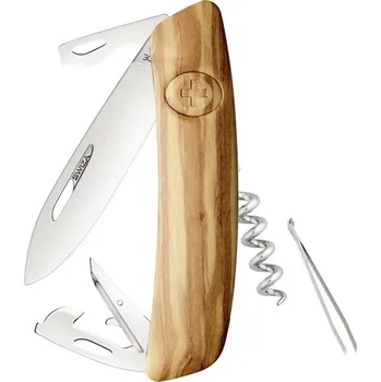 Swiza švýcarský nůž D03 olivové dřevo KNI.0030.6310