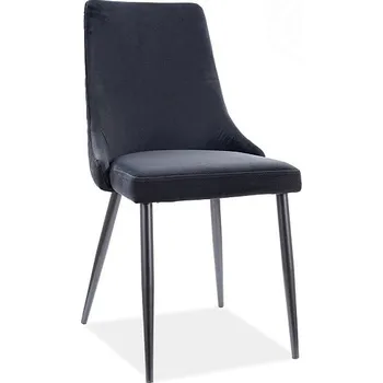 Jídelní židle Designová jídelní židle NOPI VELVET černá
