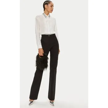 Dámské kalhoty Pinko Kalhoty z materiálu Petreo 103276 A1P9 Černá Regular Fit 38