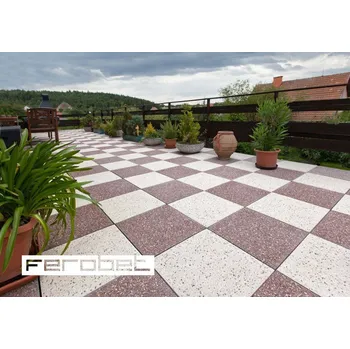 FEROBET Vymývaná dlažba MARRONE dekorační pás 40/9,5/4cm