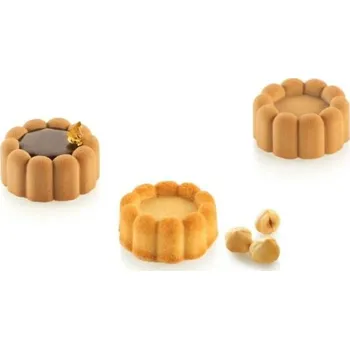 Plech na pečení Silikonová forma Charlotte XS16 průměr 38 mm H-18 mm 18 dutin