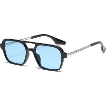 Unisex sluneční brýle pilotky - Černá Modrá