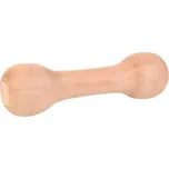 Aportovací dřevěná činka TRIXIE WOODEN DUMBBELL 250G UNI Hnědá