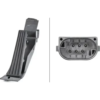 Senzor, poloha akceleračního pedálu, , 35426786285, 35426852644, 35426858574, 35426859999, 35426860784, 6786285, 6852644, 6858574, HELLA, 6PV 010 946-451