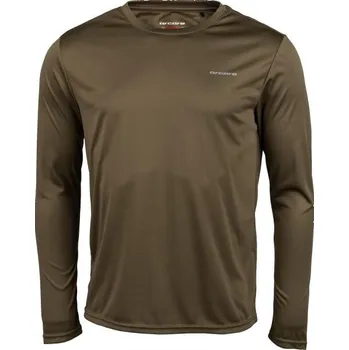 Pánské tričko Pánské technické triko Arcore TERAMO XL Khaki, Stříbrná