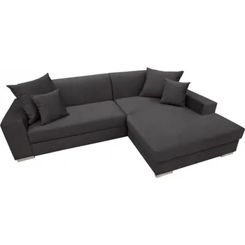 Sedací souprava Falco Rohová sedací souprava Mexicana, rozkládací s úložným prostorem, pravá, tmavě šedá/Casablanka 2315