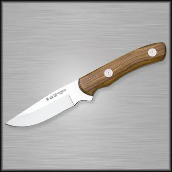 Pracovní nůž Nieto CHEYENNE, pevný nůž s koženým pouzdrem, dřevo 1200