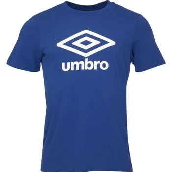 Pánské oblečení Pánské triko Umbro LARGE LOGO TEE ESSENTIALS S Modrá, Bílá