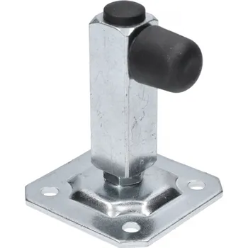 Variabilní doraz pro posuvné brány se základnou 100x100 mm, pozinkovaný