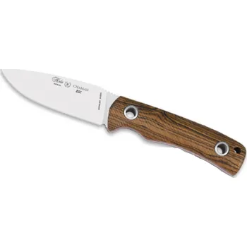 kapesní nůž Nieto CHAMAN EDC, pevný nůž s koženým pouzdrem, dřevo 137-B