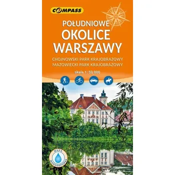 Cestování Mapa - Południowe okolice Warszawy 1:50 000