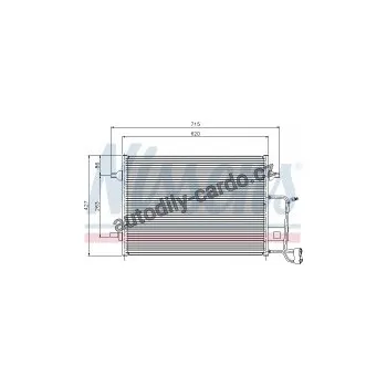 Motor automobilu Chladič klimatizace NISSENS 94922