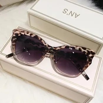 Sluneční brýle Dámské sluneční brýle Cat Eye s UV filtrem - Leopard Trans
