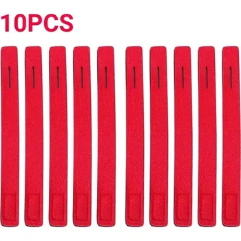 Rybářský prut Elastické poutko na prut s pevným držákem - 10ks (červená)