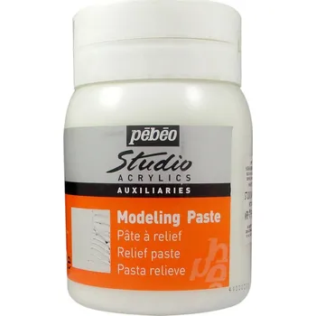 Speciální výtvarná barva Pébéo Studio modelovací pasta pro akrylové barvy 1000 ml
