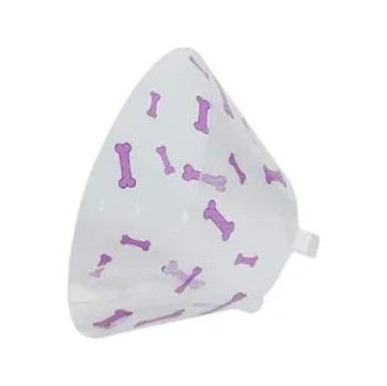 Ochranný límec pro zvířata Límec ochranný BUSTER plastový Bone fialový 10cm