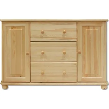 Komoda Komoda DK-121, 2D3S, masiv Barva: moření ořech