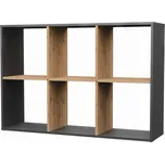 Falco Regál Manja 2x3 antracit/dub artisan