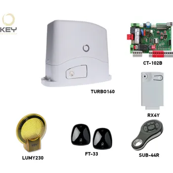 Pohon brány Sada pohonu pro posuvné brány do 1600 kg/12 m KEY TURBO160 (D)