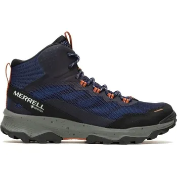 Pánská sportovní obuv Pánská outdoorová obuv Merrell SPEED STRIKE MID GTX 9.5 Tmavě modrá, Černá, Šedá