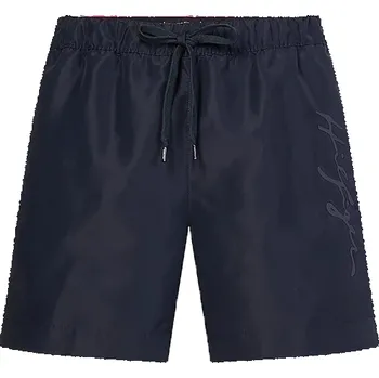 Pánské plavky Pánské plavecké šortky Tommy Hilfiger LOGO-S-MEDIUM DRAWSTRING S Tmavě modrá