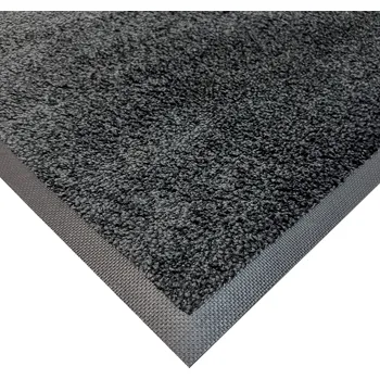 Rohožka Černá vnitřní čistící pratelná vstupní rohož FLOMA Magic - 150 x 300 x 1 cm