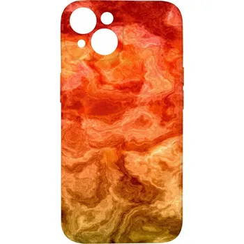Pouzdro na mobilní telefon Kryt Ohnivý mramor pro iPhone 15