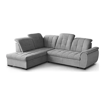 Sedací souprava BENTO - Levá rohová sedací souprava - látka VARDO 06 - světle šedá (Bali=2balíky) - kolekce "MRS"(K250-Z)