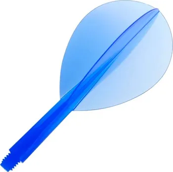 Příslušenství pro šipky Condor Letky Zero Stress - Teardrop - Short - Clear Blue CN079