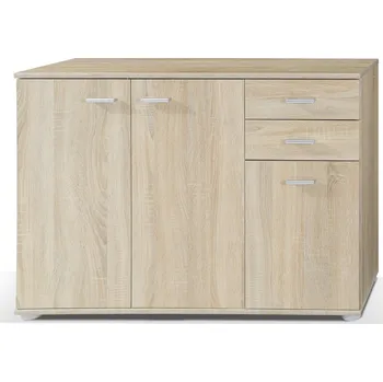 Komoda MIDAS 1 -KOMODA - 3dvířková se 2 šuplíky - dub sonoma (MIKE 1 3T 2S) "LP" ***POSLEDNÍ KUS