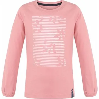 Dívčí tričko Dívčí triko LOAP BILANKA 112/116 Růžová, Bílá