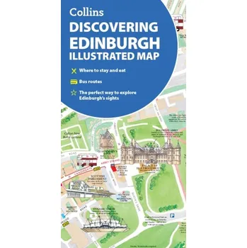 Cestování Discovering Edinburgh Illustrated Map - Beddow, Dominic
