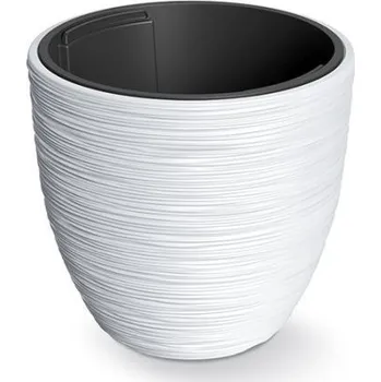 Květináč s vkladem FURU bílý, varianta 39 cm