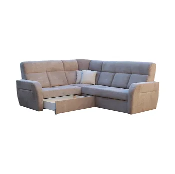 Sedací souprava HENRI sed. souprava PRAVÁ Brooklyn truffle/beige - světle hnědá/béžová (FE) - kolekce "E" (K250-Z)