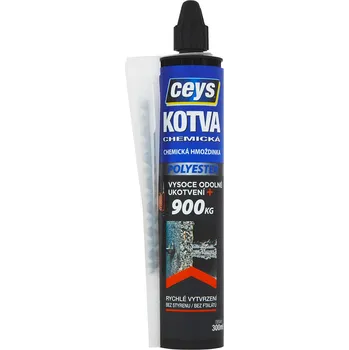 Průmyslové lepidlo kotva montážní chemická 300ml POLYESTER CEYS