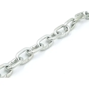 Plot Řetěz svařovaný DIN 5685 A8/8,0 Povrchová úprava: Bez povrchové úpravy, Materiál: Ocel