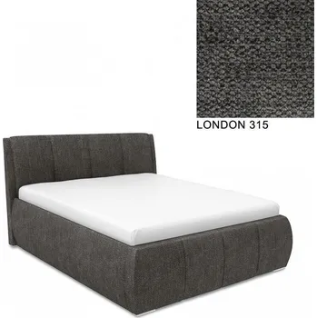 Postel Čalouněná postel AVA EAMON UP 180x200, s úložným prostorem, LONDON 315