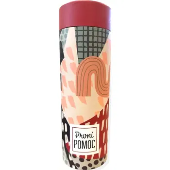 Bonboniéra Čokoládové pralinky v tubusu "PRVNÍ POMOC" 145g (Pralinky plněné krémem z lískových oříšků v tubusu 145 g)