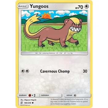 Sběratelská karetní hra Yungoos 180/236 - Unified Minds Typ karty: Non-Holo