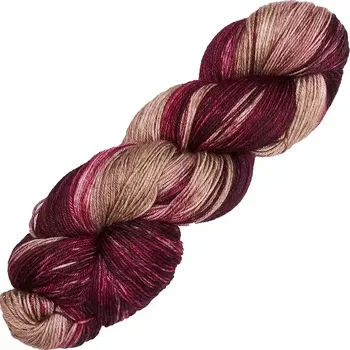 Příze Symfonie Yarns Terra VR2007 Kávová růže (Ručně barvená příze Terra 2007 Café rose)