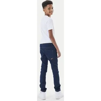 Pánské džíny NAME IT Jeansy 13209696 Tmavomodrá Slim Fit 128