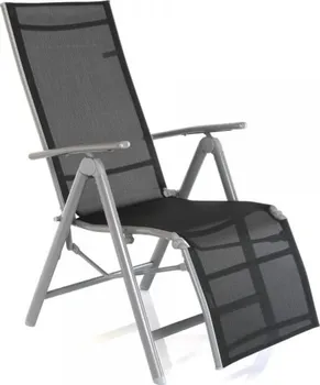 Rauman Tulio zahradní polohovací židle černá/šedá