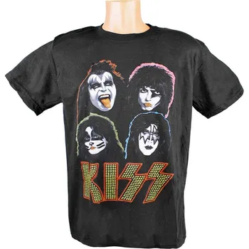 Pánské tričko TifanTEX Tričko KISS Černé M