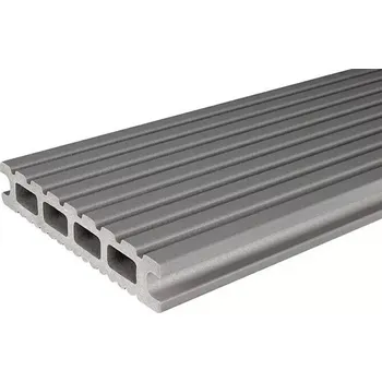 Terasové prkno Kovalex Terasové prkno matné, šedá, WPC, 300 × 14,5 × 2,6 cm 72024