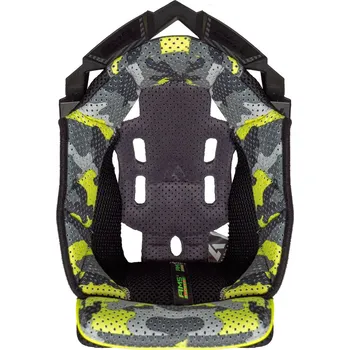 Helma na motorku Klobouk interiéru pro přilbu AVIATOR 3, AIROH (camo šedý) (Velikost: S)