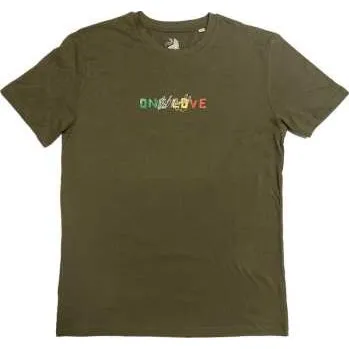 Pánské tričko Merch Bob Marley & The Wailers: Bob Marley Unisex T-shirt: One Love Dreads (back Print) (large) L